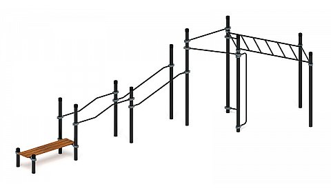 Воркаут ЛОВ 89 серый ВТ 101.21-03