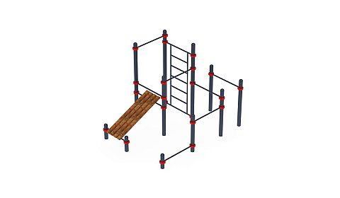 Воркаут 89 красный ВТ 11.21-01