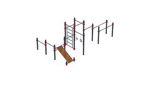 Воркаут 89 красный ВТ 11.23-01