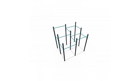 СОВ 01100 Воркаут Комплекс разноуровневых турников (ГТО 89 мм)