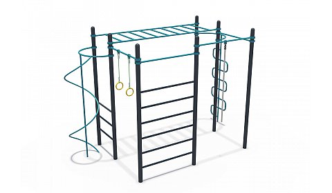 СОВ 01201 Воркаут (комплекс из рукохода с шестами ГТО 108 мм)