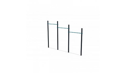 СОВ 01002 Воркаут Турник тройной (ГТО 89 мм)