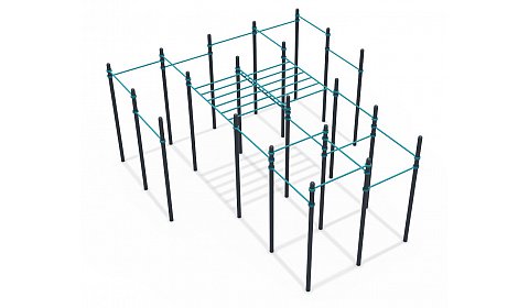 СОВ 01205 Воркаут (комплекс турников, рукоходов ГТО 89 мм)