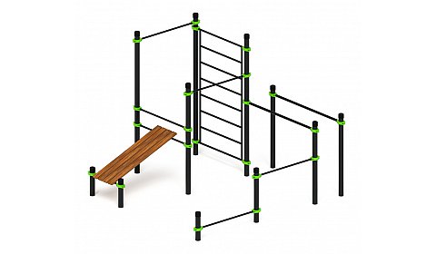 Воркаут 89 зеленый ВТ 11.21-02