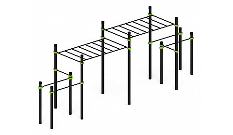 Воркаут 108 зеленый ВТ 12.26-02